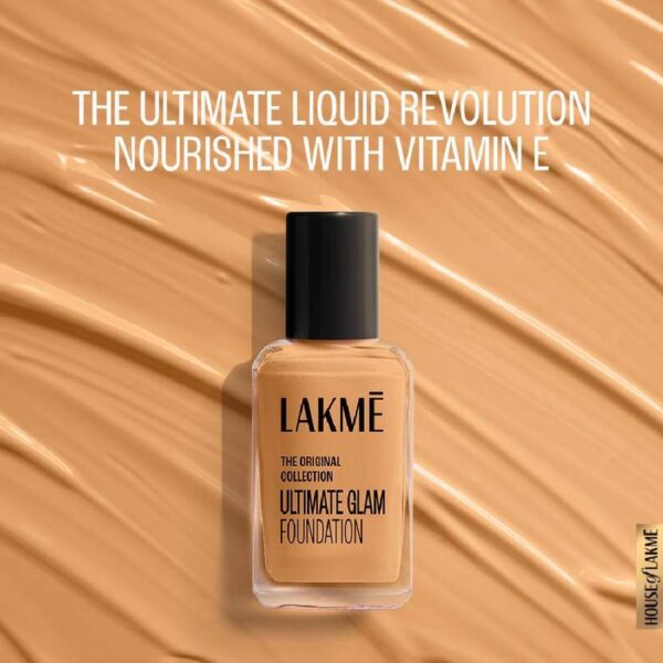 Lakmé FOREVER MATTE FOUNDATION for Superior Coverage Foundation  (Coral, 27 ml - Image 2